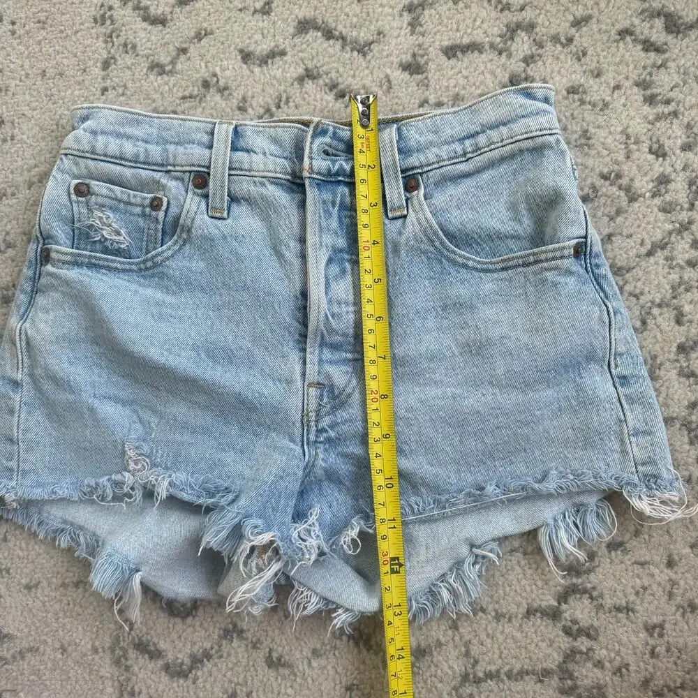 Levi’s 501® HIGH RISE WOMEN'S SHORTS W25 - Picture 8 of 11